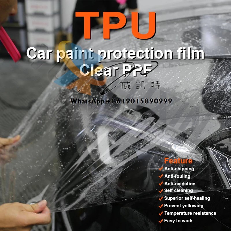 Factory Price Glossy Car Ppf Paint Protection Film Anti Scratch Anti Yellowing Anti Dust PPF Paint Protection Film