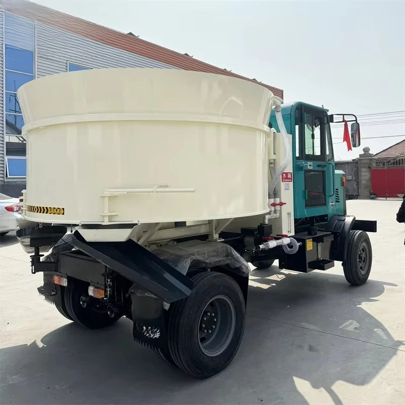 4m3 Concrete Mixer Truck 92KW Diesel Engine 4WD Self Loading Concrete Mixing Transport Truck