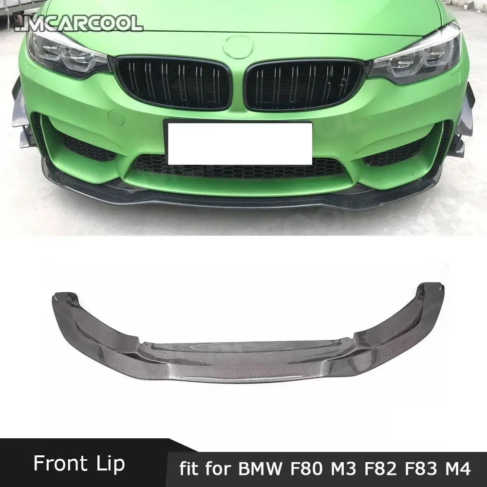 

JMCARCOOL Dry Carbon Fiber / FRP Front bumper Lip Spoiler Chin for BMW 3 Series F80 M3 4 Series F82 F83 M4 2014-2018