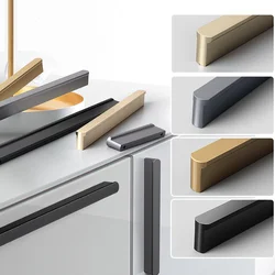 800-1200mm Cabinet Door Rounded Handle, Light Luxury Gold Aluminum Alloy Drawer Handle, Wardrobe Door Handle, Cabinet Handle