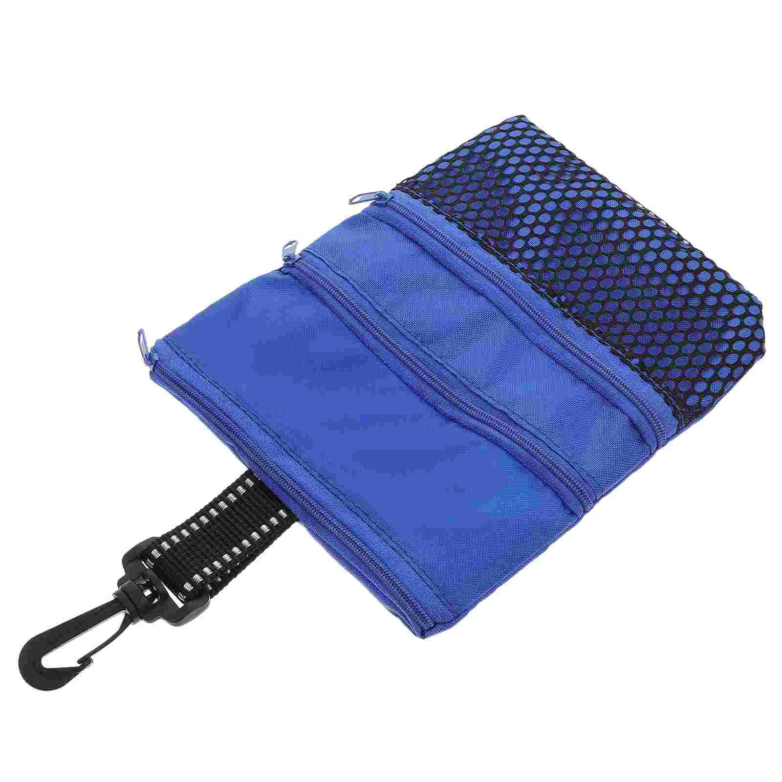 

1PC Portable Tee Storage Bag Ball Pouch Holder Accessories (Blue) tee bag tee bag pouch balls kit