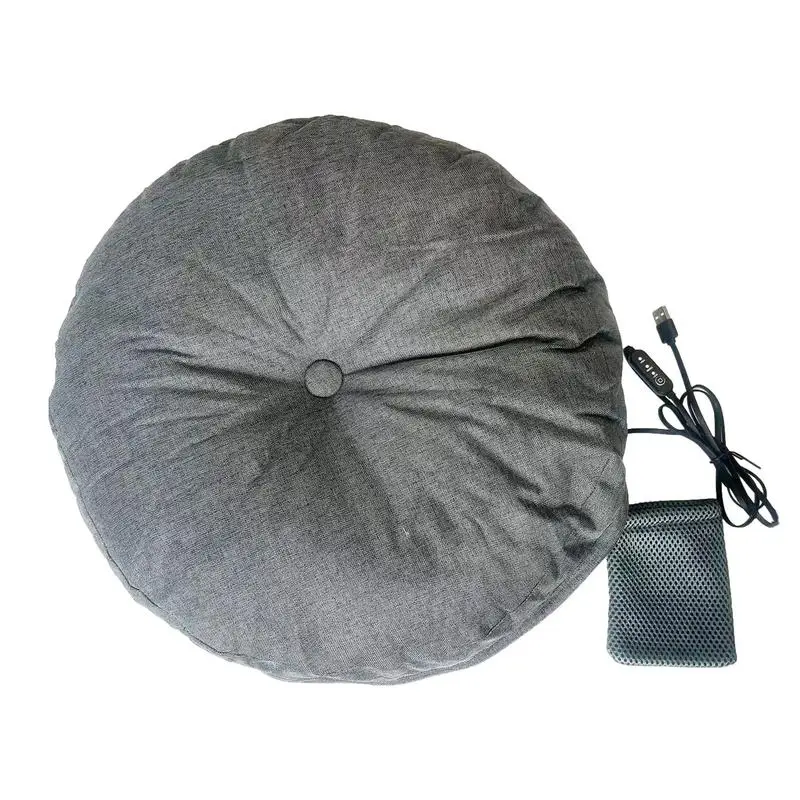 

Soft Round Chair Cushion Heating Seat Pads Cushion Office Home Seat Pads Futon Garden Pillow Cushions