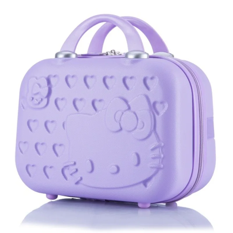 Sanrio Anime Kawaii Hello Kitty Storage Box Luggage Large Capacity Cosmetic Bag Portable Travel Handbag Surprise Gift Wholesale