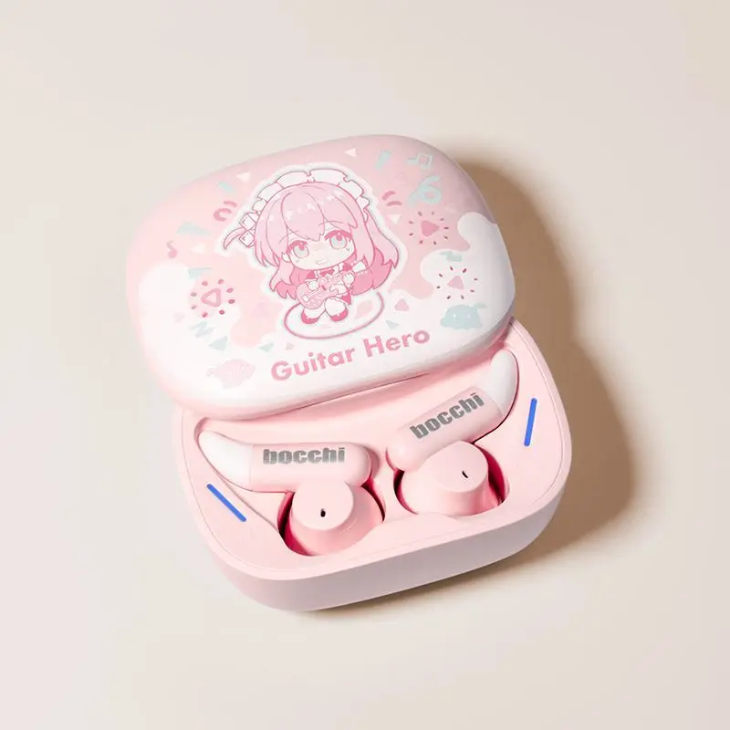 Drahtlose HiFi-Kopfhörer Anime Honkai Impact 3, Bluetooth 5.3 Kopfhörer Bocchi Cosplay In-Ear Touch Control Student Comic Geschenk