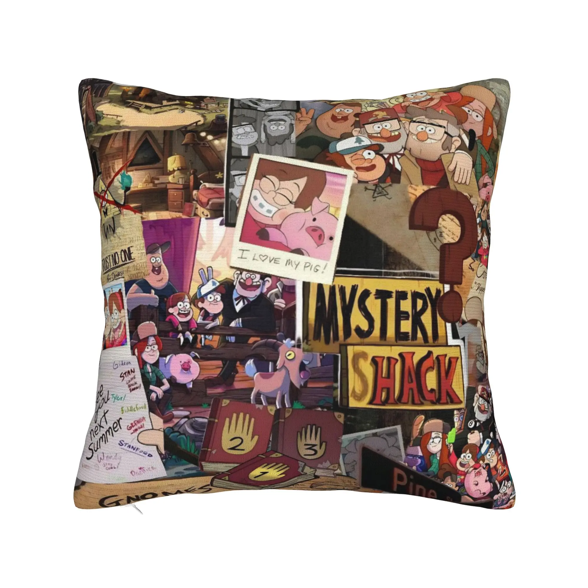 Decorative Pillow Cover G-Gravity Falls Stuff Home  Pillow Case Cover Zipper Multi-Size