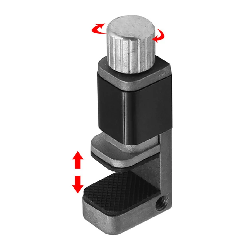 แคลมป์ยึดโทรศัพท์แบบปรับได้คลิปหนีบยึดโลหะเครื่องมือหนีบยึดแบบปรับได้สำหรับยึดหน้าจอ LCD 1/4ชิ้น