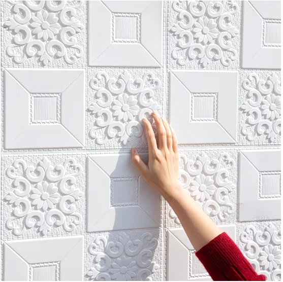 

1-10PCS 3D Wall Stickers Tile Stickers Luxury Self-Adhesive Waterproof Stain-Resistant Easy Clean Home Decor Bedroom Living Room
