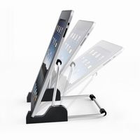 Adjustable Aluminum Tablet Stand for Desk – Ergonomic Lazy Angle Office Holder, Portable Desktop Mount Bracket for iPad & Device