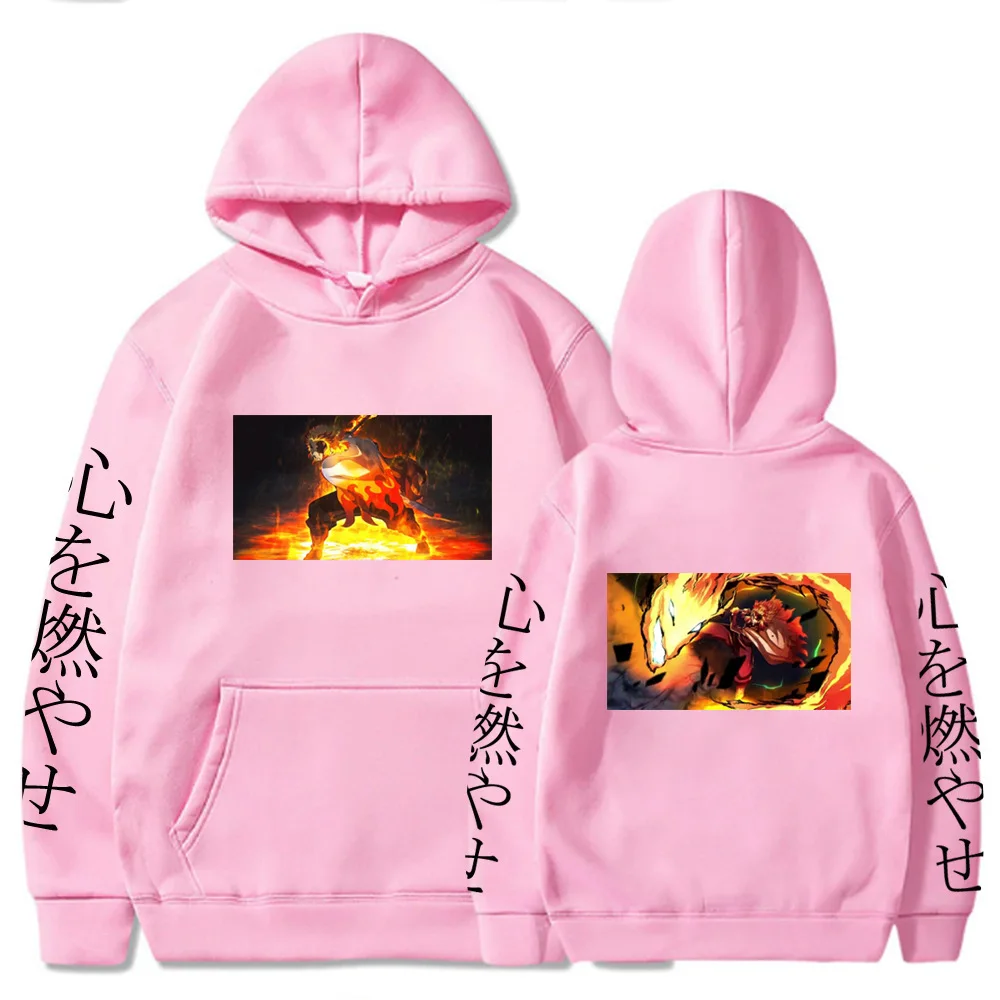 Demon Slayer Character Impressions Fashion Sports Street Style Casual Women's Clothing Hoodies Anime