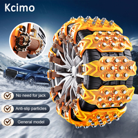 Kcimo 4PCS Car Winter Tire Wheels Snow Chains Snow Tire Anti-skid Chains Wheel Tyre Cable Belt Winter Outdoor Emergency Tools