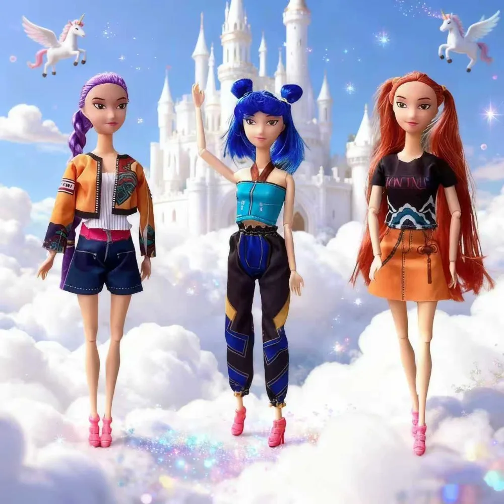 Nieuwe Kpop Demon Hunters Action Figure Pop DIY Plastic Speelgoed Rumi Mira Zoey Prinses Cadeau voor Meisjes Vakantie Speciaal
