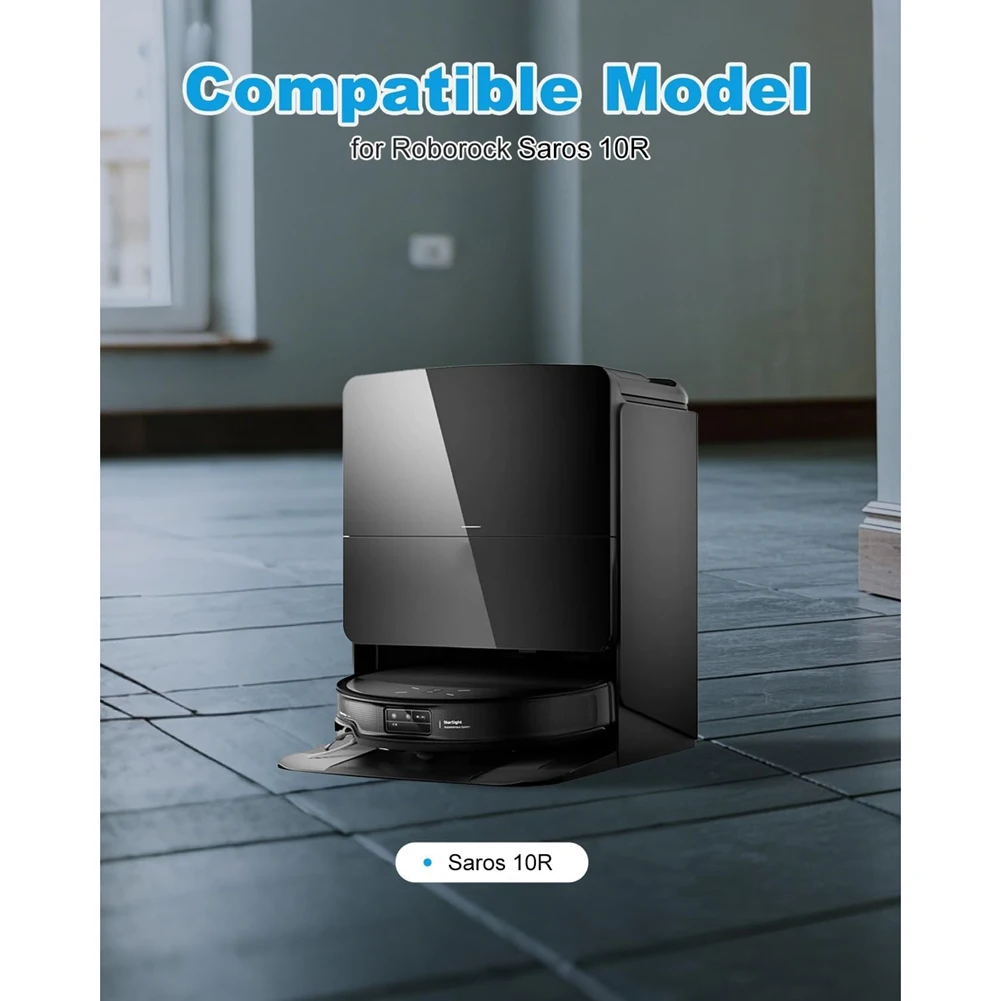 9M-Accessories Parts For Roborock Saros 10R Robot Vacuum Main Side Brush Hepa Filter Mop Cloth Dust Bags