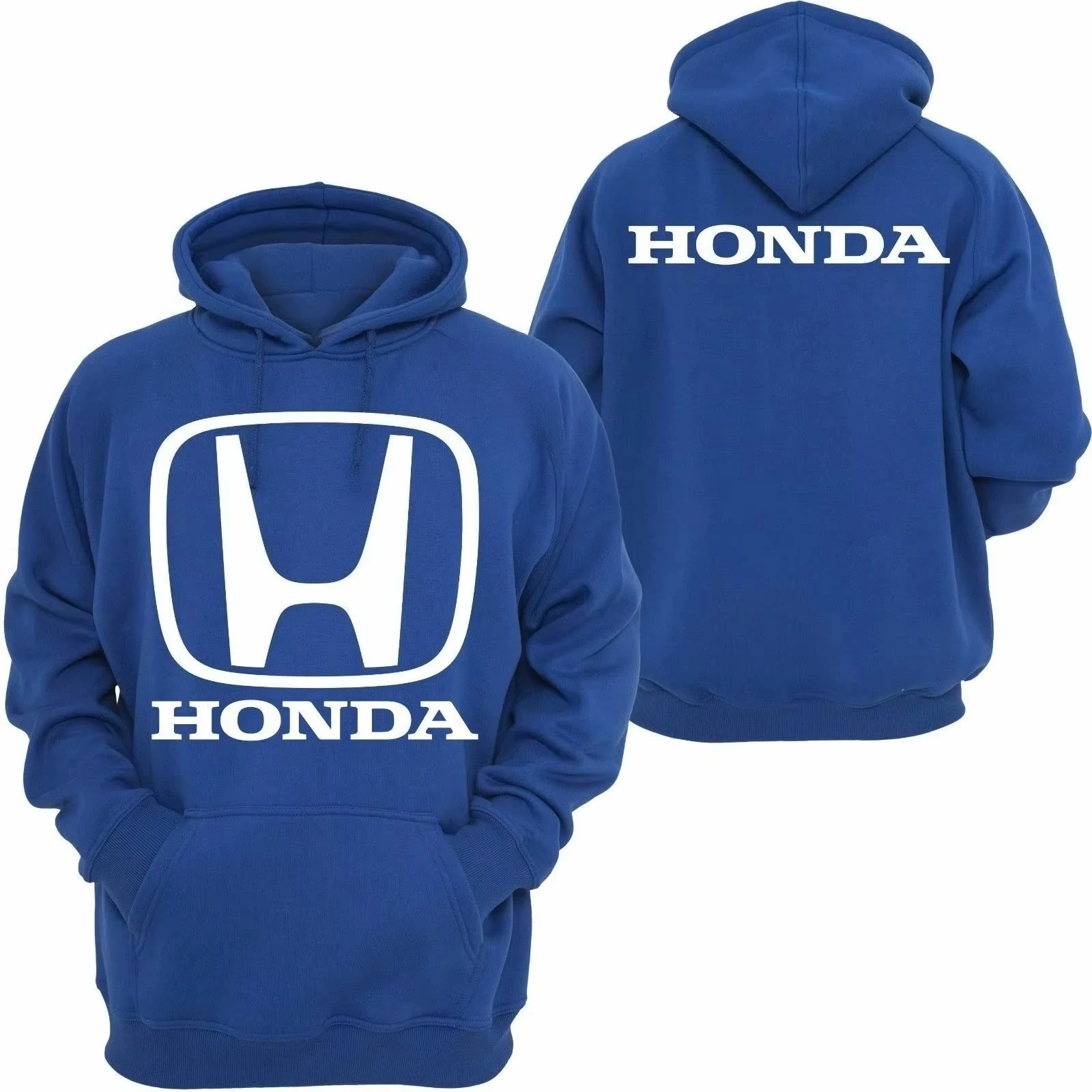 

Honda Racing Spring and Autumn Hoodie Logo Printed Fleece Motorcyclist Hoodie Men's and Women's Fashion Hoodie