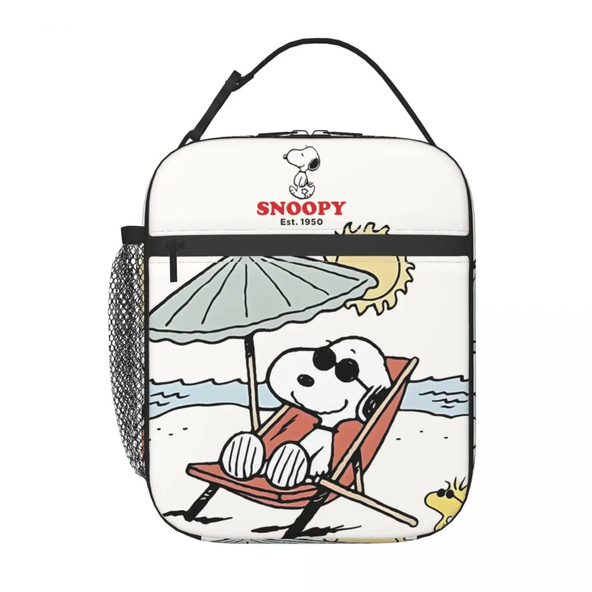 For Travel GDKDL AJDO Elepanth Fly Colorful Leakproof Insulated Beverage Peanuts Snoopy Travel Storage Bags Teen Lunch Boxes