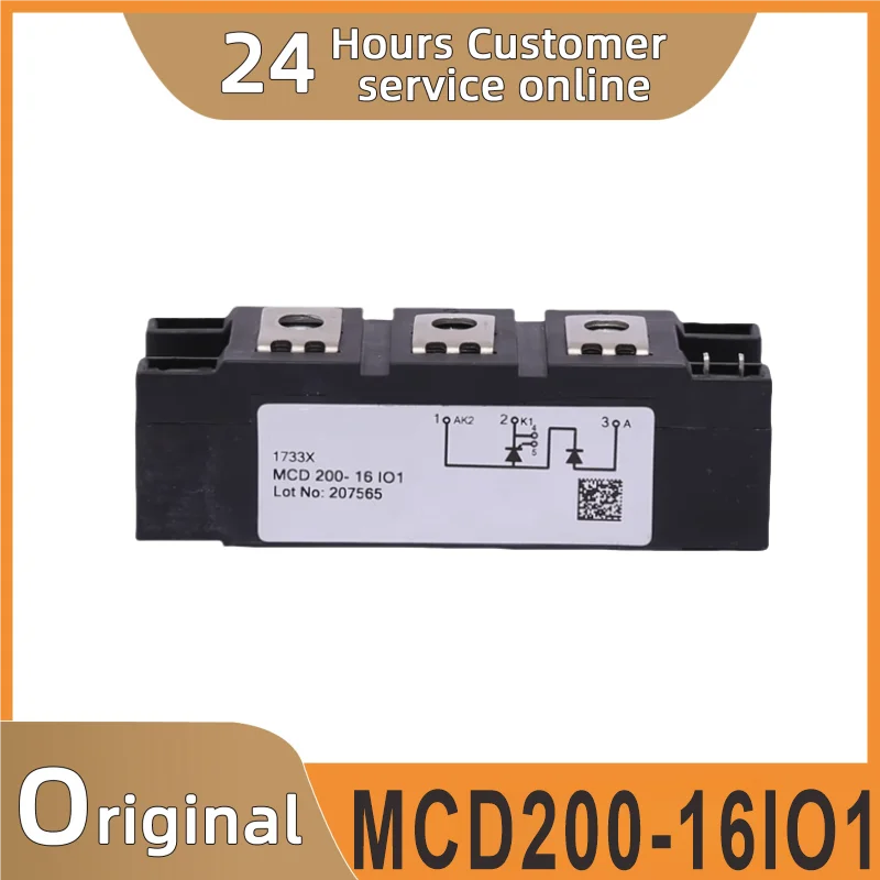 

MCD200-16IO1 MCD200-18IO1 MCD200-14IO1 MCD200-12IO1 MCD200-08IO1 NEW ORIGINAL POWER TRANSISTOR MODULE