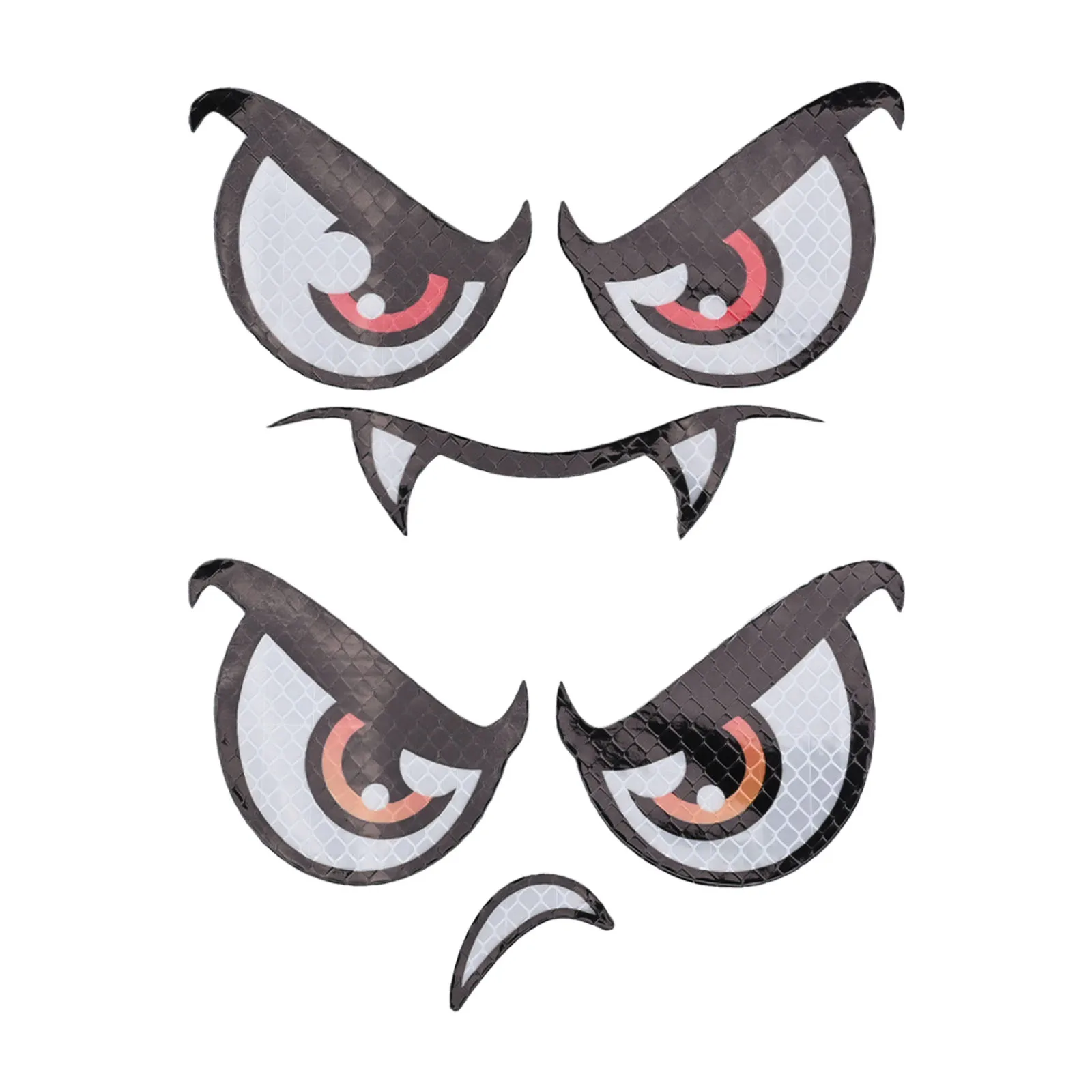 

Cartoon Design Eye Patches Personalized Lawn Patch Reflective Eye Decoration Indoor Outdoor Use Versatile Decorative Use