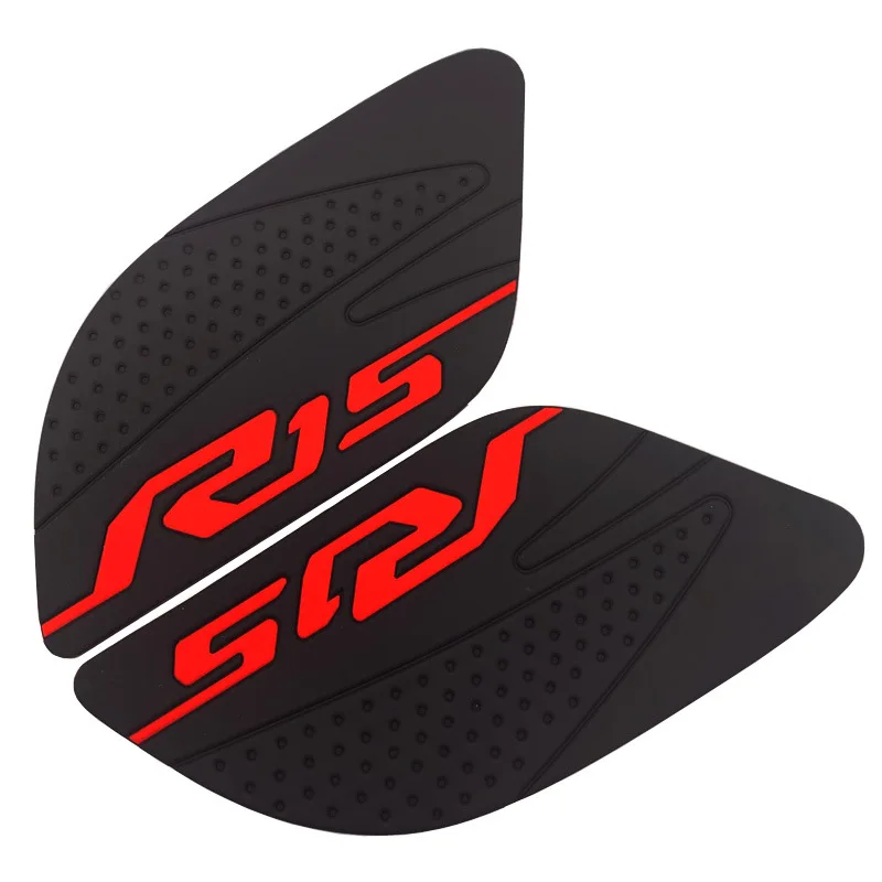 Motorcycle Fuel Tank Knee Protector Anti Slip Sticker For Yamaha YZF-R15 R15 Waterproof Rubber Sticker Accessories Decal