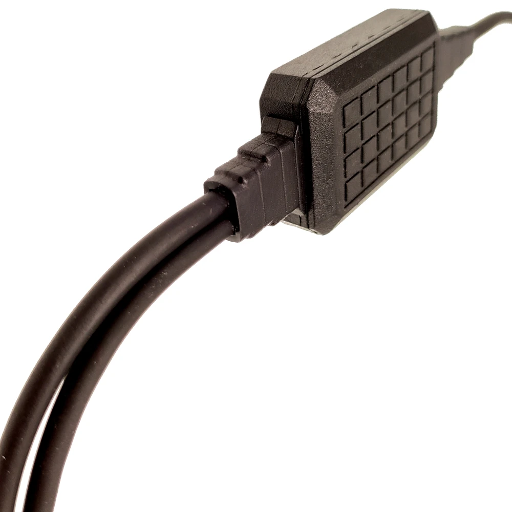 Concentrador de datos USB 2,0 A Dual hembra, Cable divisor, adaptador de corriente de carga USB, extensión de Cable para portátil, 0,5 M, 0,25 M