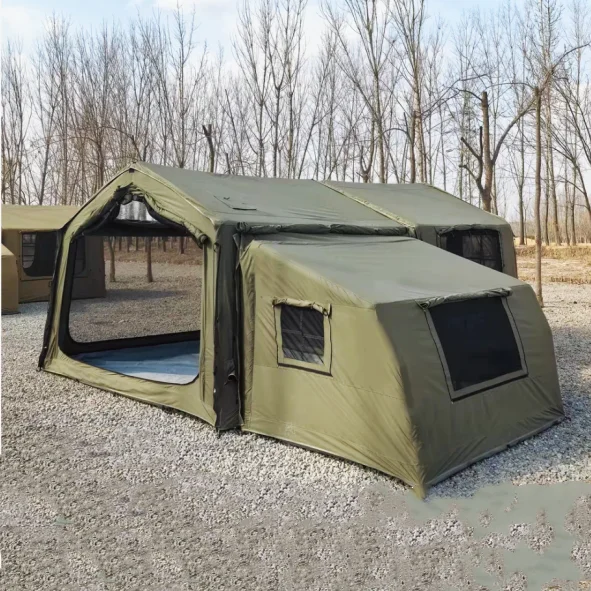 

Hot sale! Newest Combine Large Inflatable Air Camping Tent for Family Outdoor Party- Limited time discount
