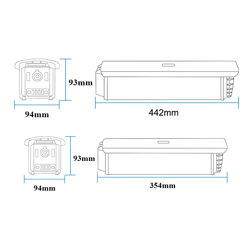 

GritRival 672WH FREY EX Elite аккумулятор для электровелосипеда с полным креплением на подвеске 48 В 14 Ач 672 Втч встроенные аккумуляторы для рамы электрического велосипеда