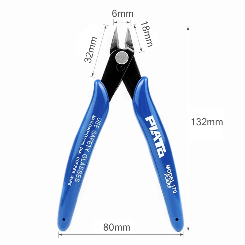 Diagonal Pliers Carbon Steel Pliers Electrical Wire Cable Cutters Cutting Side Snips Flush Pliers Nipper Hand Tools