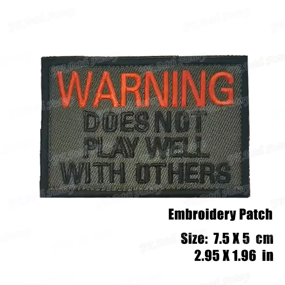 WARNING embroidered FIRST AID armband shoulder IN HOC SIGNO VINCES badge Temple cross outdoor backpack sticker