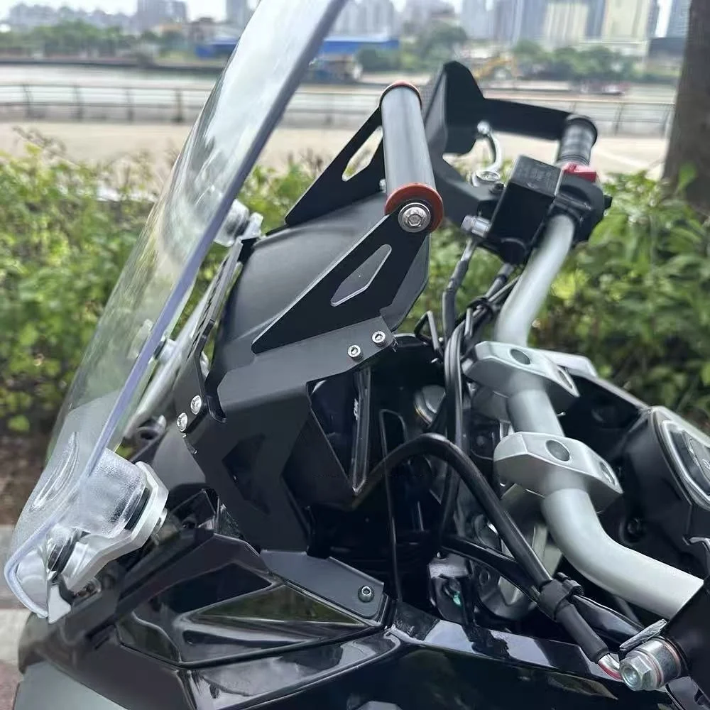 FOR Streamlined GPS Phone Holder Crossbar SYM ADXTG400 Anti-Rust Deformation-Proof Multifunctional Adventure Tour Expansion Bar