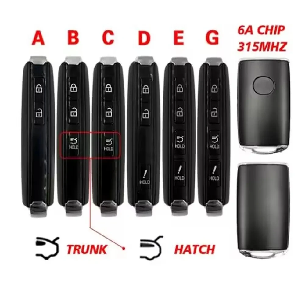 Model DIYKEY: SKE11D-01 WAZSKE11D01 brelok 315MHz 6A CHIP dla Mazda 3 Mazda3 CX-30 CX30 2019 2020 2021 2022 2023 bezkluczykowy pilot