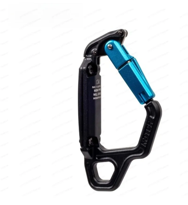 Climbing trees safety belts tool racks equipment hanging rings threaded rescue tools