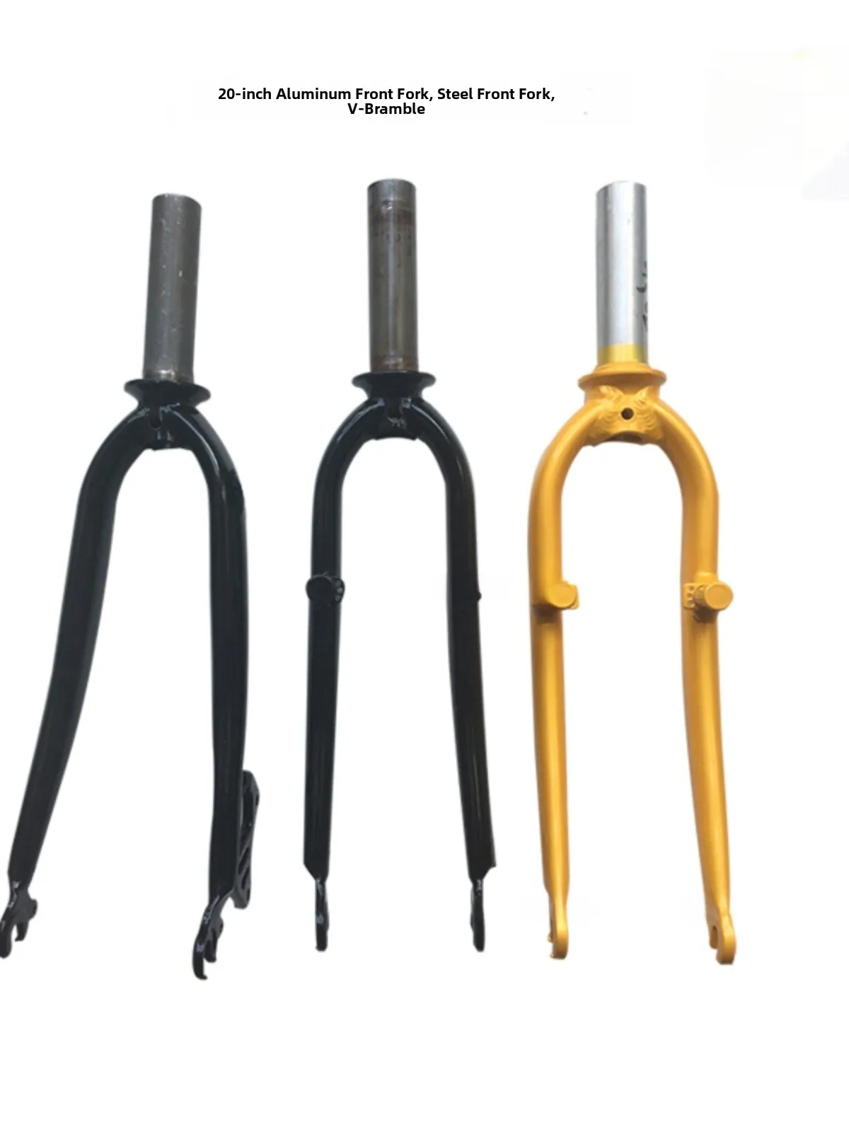 

20 Inch Aluminum Alloy Front Fork V Brake Bicycle Parts Steel Main Body No o Absorber Suitable for Folding Bikes