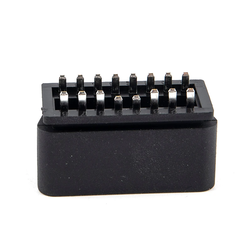 New Car Connector 12V 16 Pin Male Plug Diagnostic Tool Terminal Connection Plug
