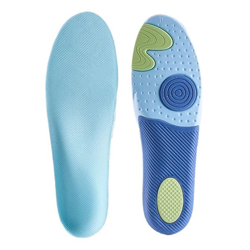 1 paire de semelles orthopédiques pour hommes et femmes, avec soutien de la voûte plantaire, absorption des chocs, pour pieds plats, confortables pour la course et le sport