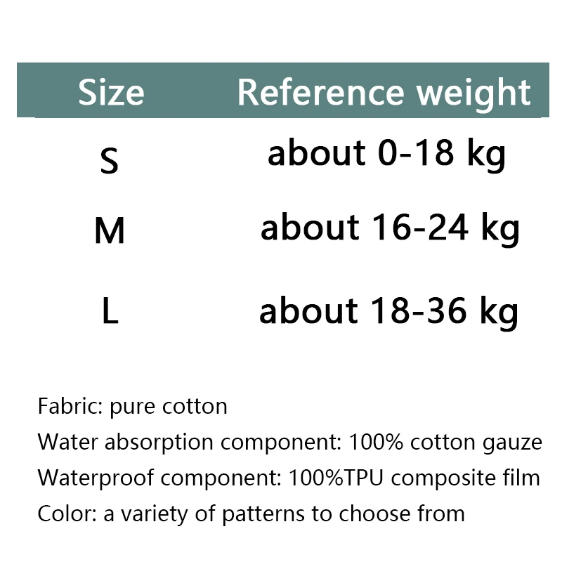 3Pcs New Cotton Baby Washable Reusable Training Pants Cloth Diapers Infants Children Nappies Panties Changing Underwear Cloth