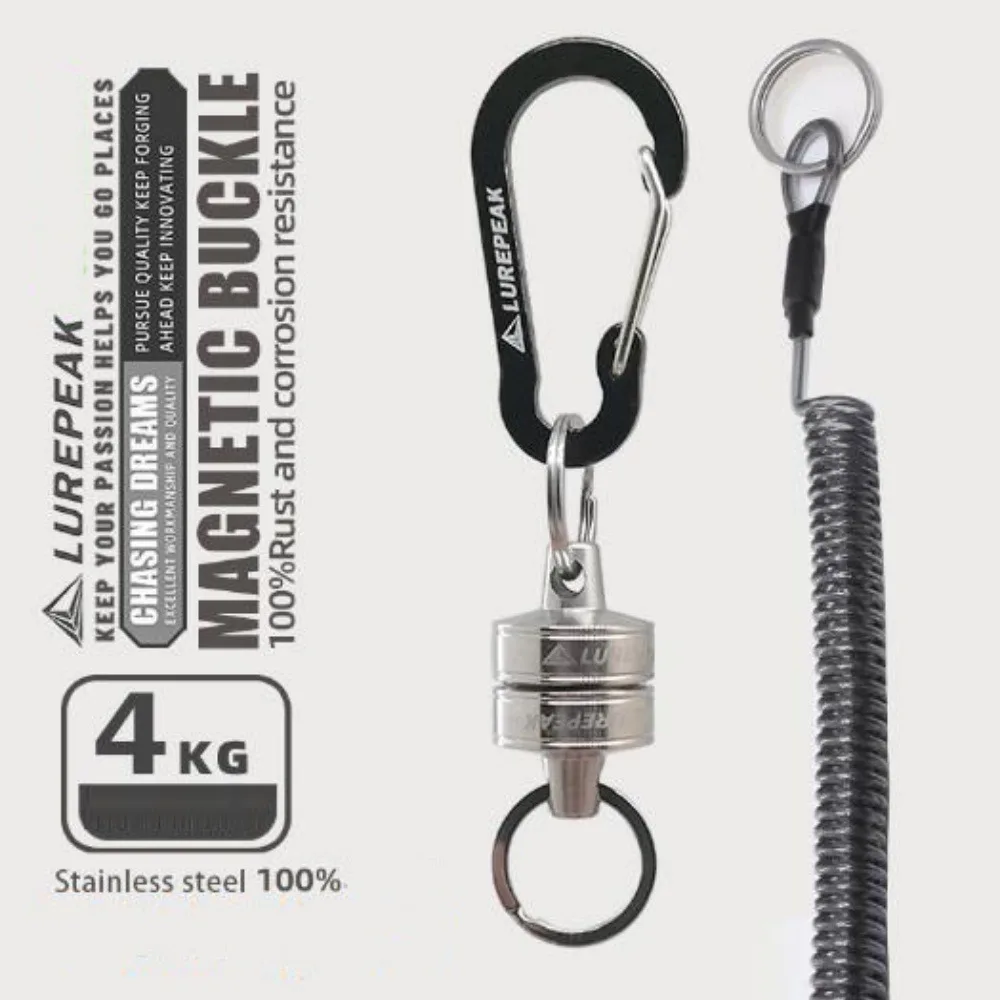 

Безопасная выдвижная эластичная пряжка с проволочным сердечником, витая фиксация, 1 м/1,2 м/1,5 м, рыболовная веревка с защитой от потери, черная, 4 вида