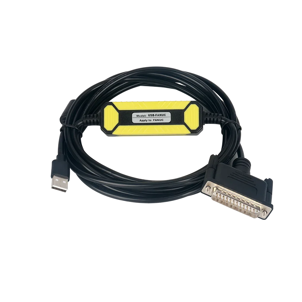 USB-FANUC Adapter For Fanuc CNC RS232 Communication Cable USB Convert DB25 Serial Download Cable