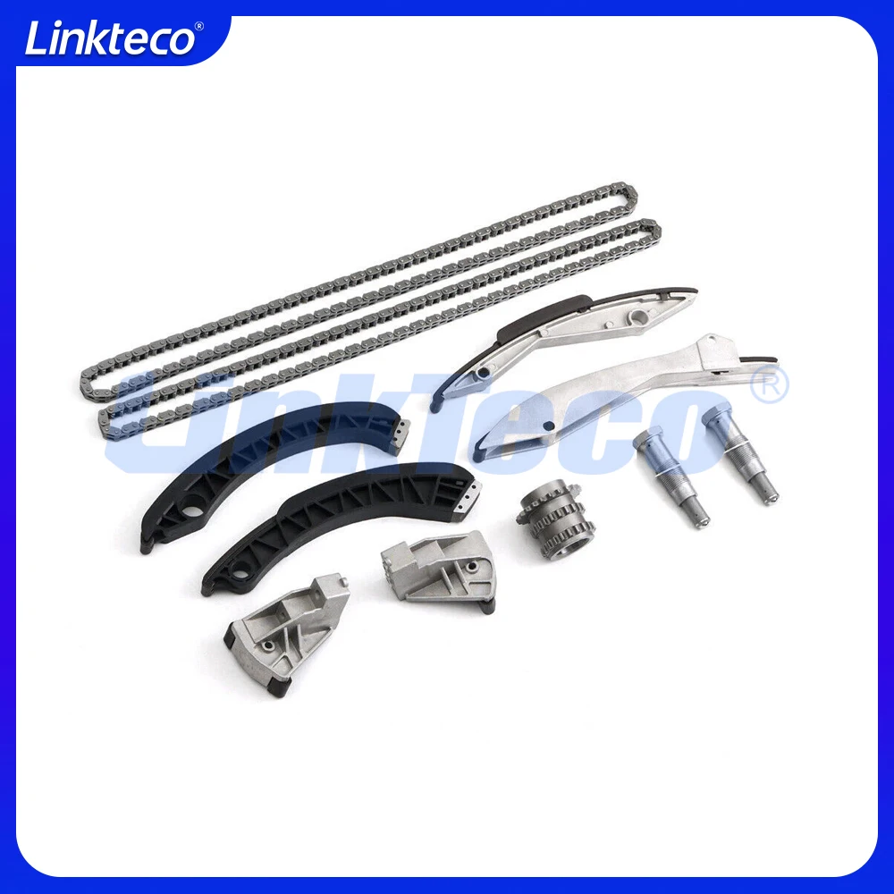 Engine Timing Chain Kit Fit 4.4 4.8 T L N62 B44 B48 For 01-13 BMW X5 550i 645Ci 650Ci 745i 745Li 750Li 4.4L 4.8L N62B44 N62B48