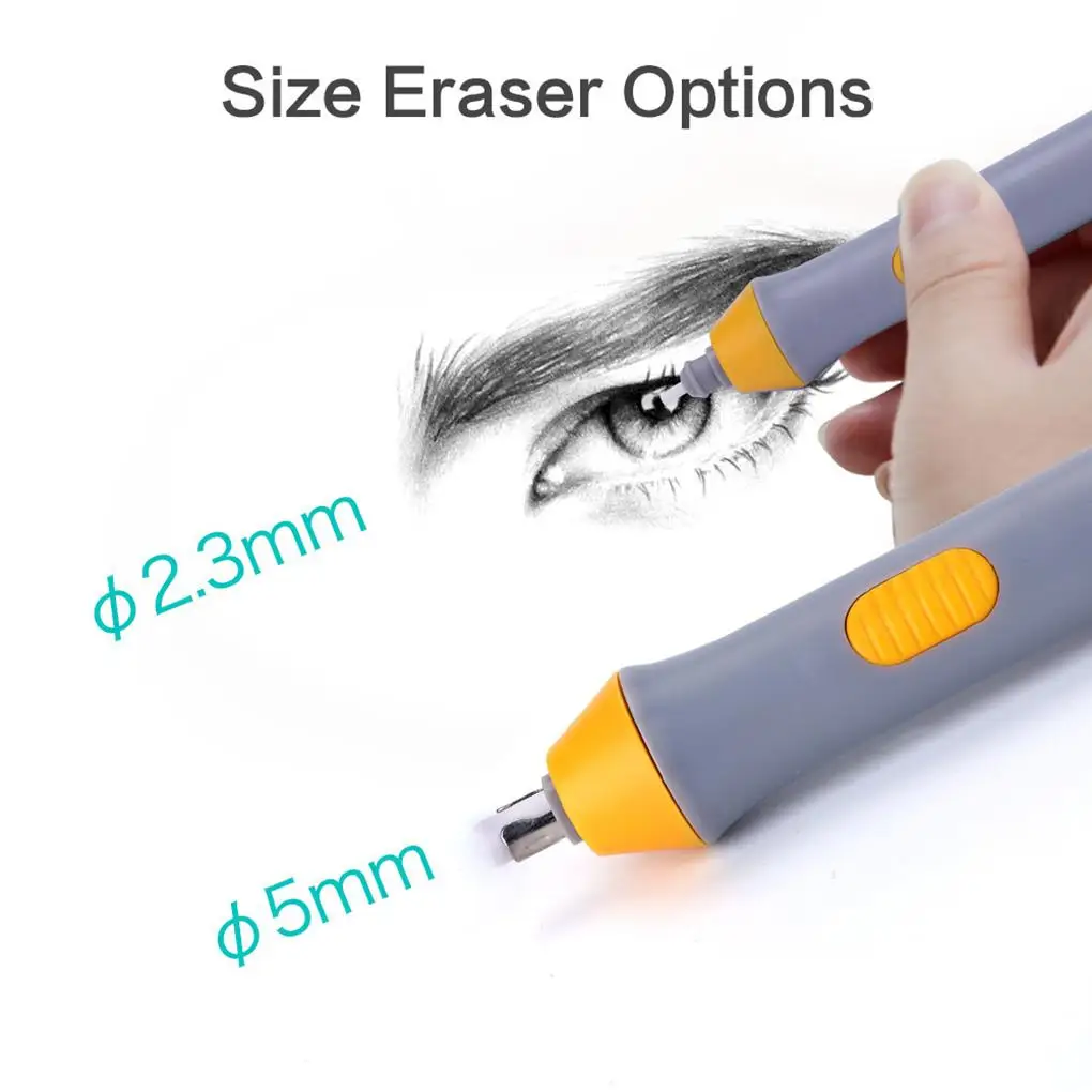 Electric Eraser Professional Automatic School Supplies Stationery Child Day Gift