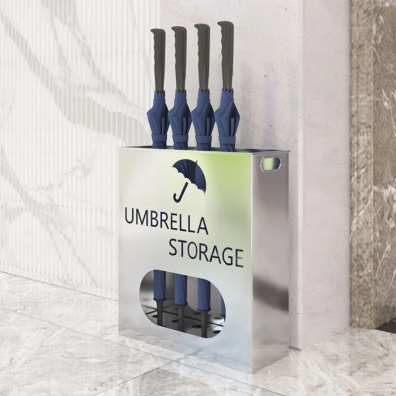 

Large Capacity Umbrella Bucket Indoor Storage Rack for Classroom Commercial Metal Umbrella Stand Home Entryway Rain Holder