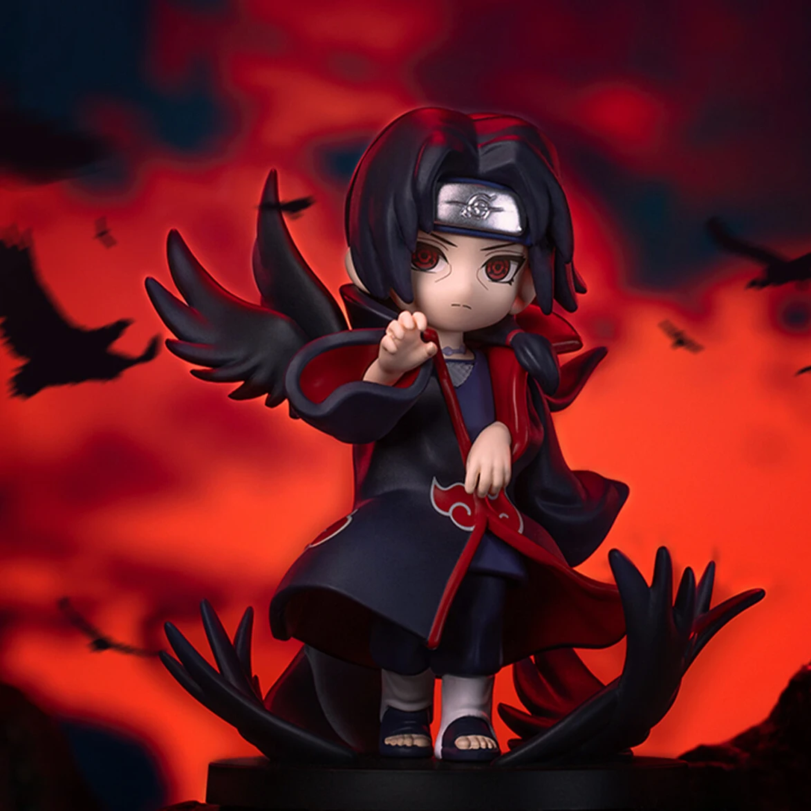 Original Pop Mart Resonance Naruto Shippuden vs. Akatsuki Series Figurines Naruto Akatsuki Blind Box Trend xmas toy Collection