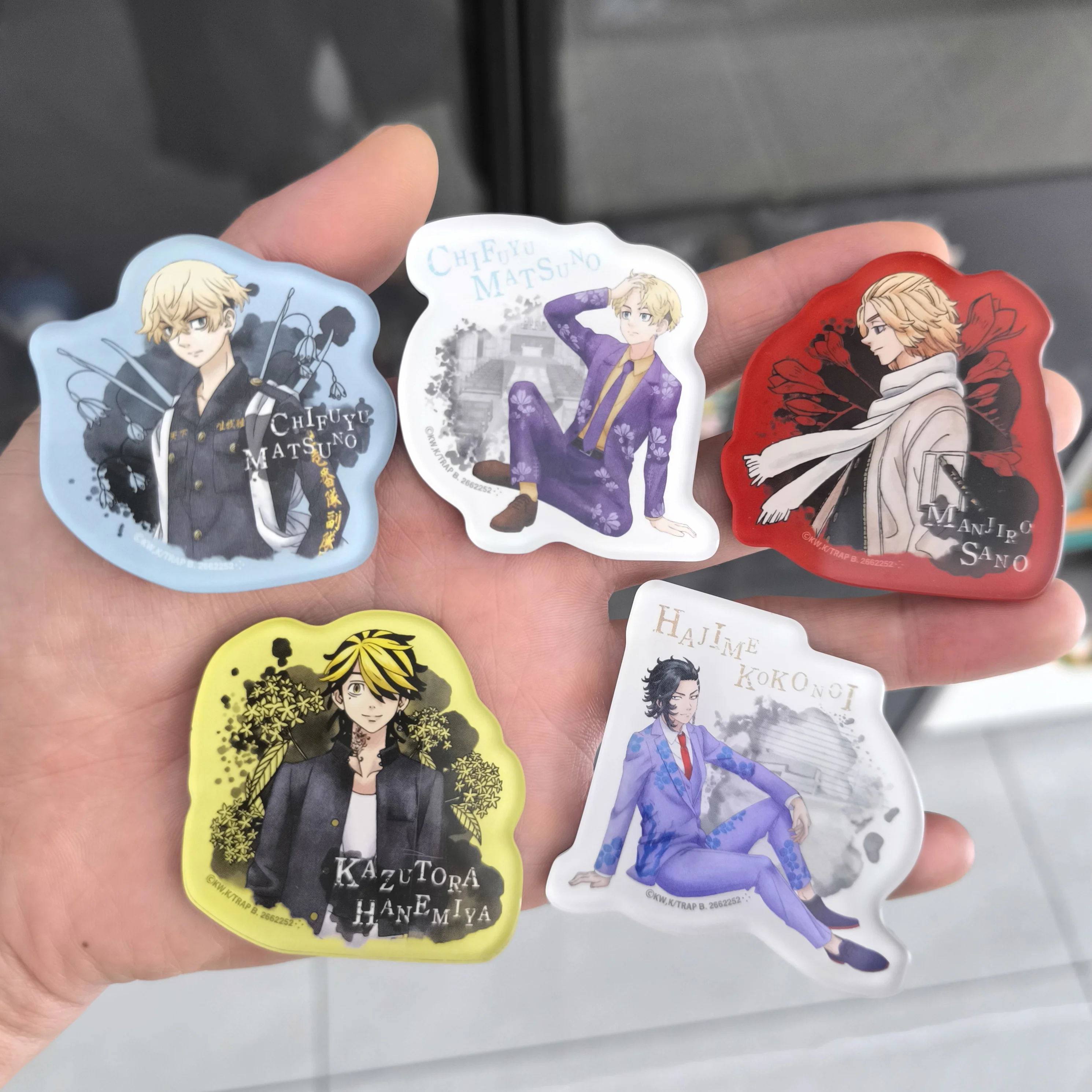 

Japanese anime Figures goods Tokyo Revengers peripheral Manjiro Sano MIKEY model anime gift toy refrigerator sticker