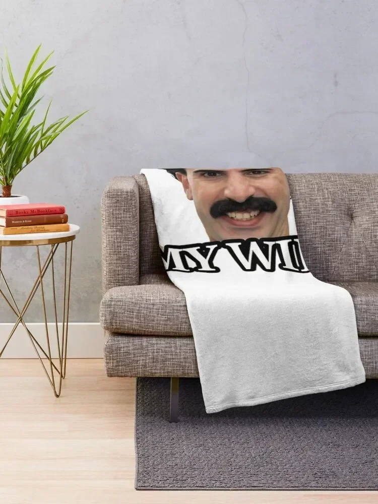 Borat my wife Throw Blanket Sleeping Bag Thin Cute manga Blankets