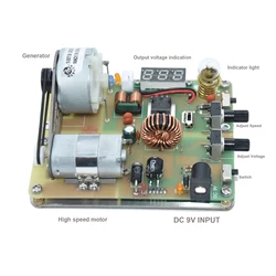 DC/AC generator, electric motor, student Hand generator model, power experimental Energy model