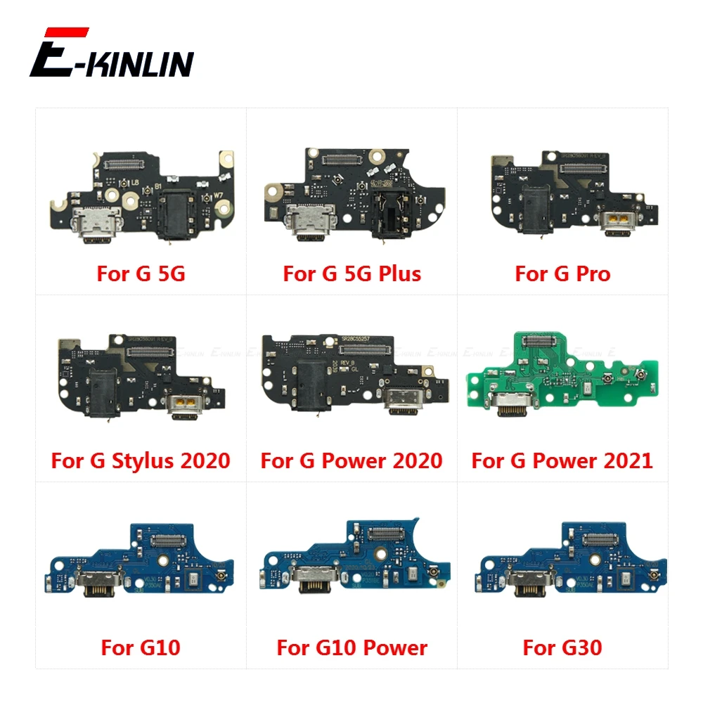 

Док-станция для зарядки, док-станция, порт, плата микрофона, гибкий кабель для Motorola Moto G10 G30 G 5G Plus Pro Stylus Power Play