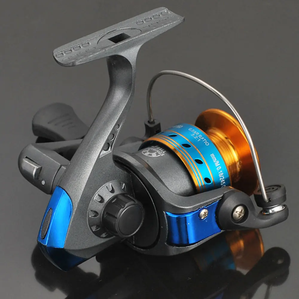 1000 Series 8 color 3BB 5.1:1 Spinning Fishing Reel with Spool Wire Cup Automatic Folding for Sea Fishing Saltwater left right