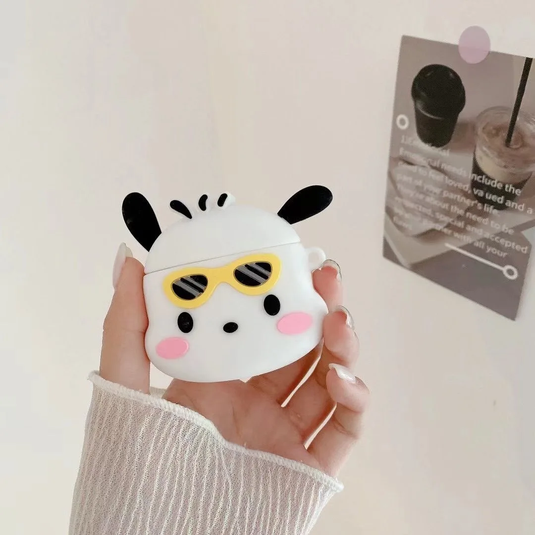 

Pochacco Cute Earphone Case is suitable for AirPods 1/2 Pro, 3, and Pro 2 Convenient to carry