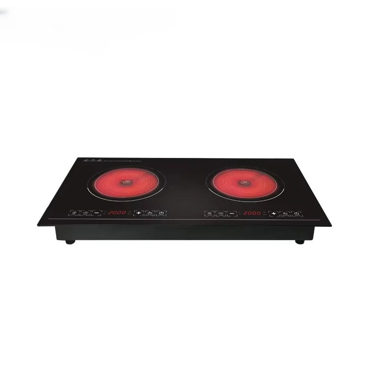 

Electric Hob 2 Burner Infrared Oven Induction Cooker Built In