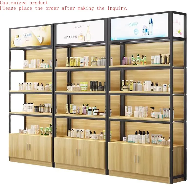 

Custom.Multi-Layer Nail Art Display Cabinets Cosmetic Storage Cages for Beauty Salons Display Shelves for Salon Shelves Samples