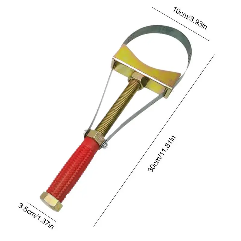 Outil de retrait de filtre à huile en acier, dissolvant de filtre à huile, outils à main, système d'huile, réglable