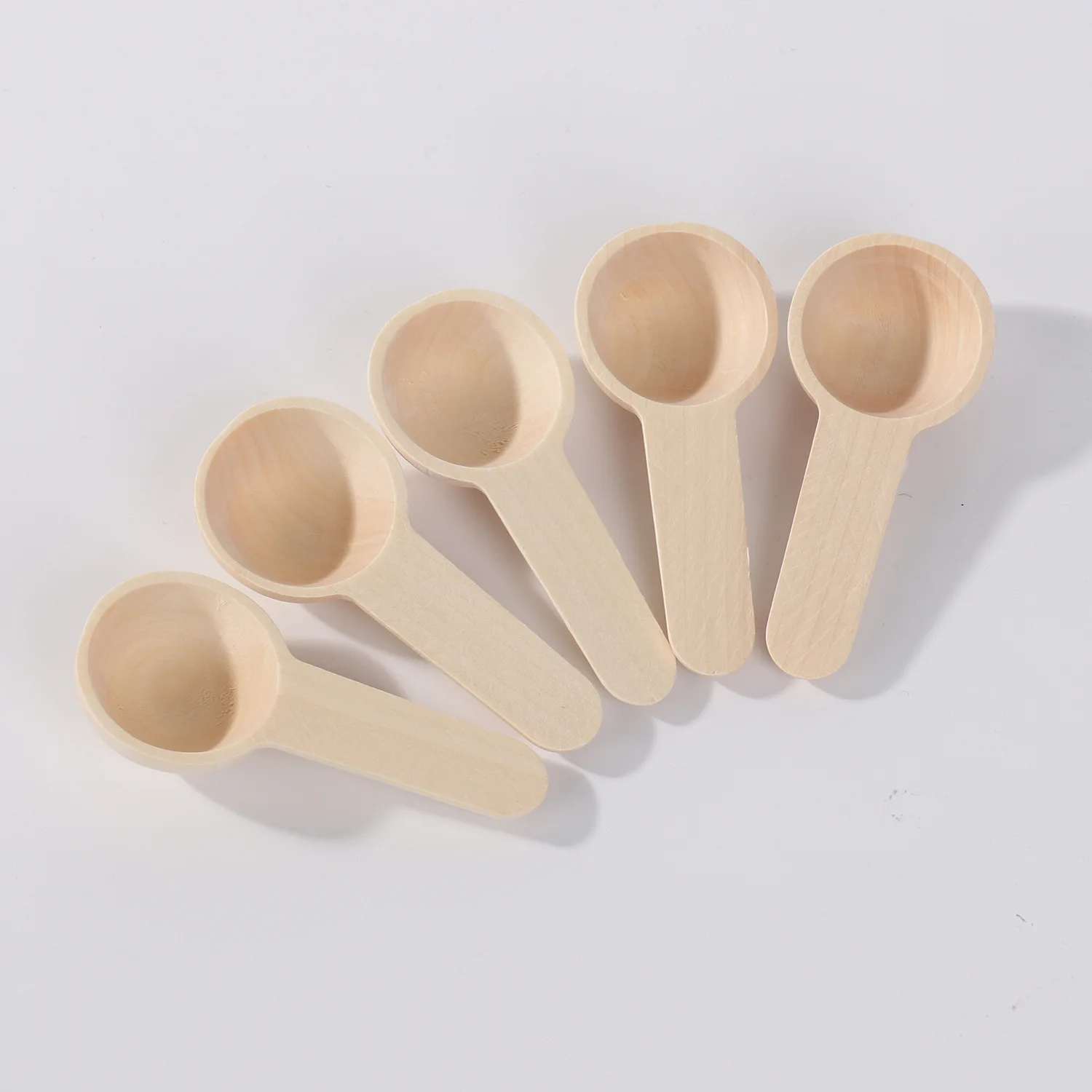Mini Wooden Spoons Small Wooden Spoons Condiments Spoons Bulk for Spice Coffee Condiment Honey Teas Sugar Kitchen Cooking
