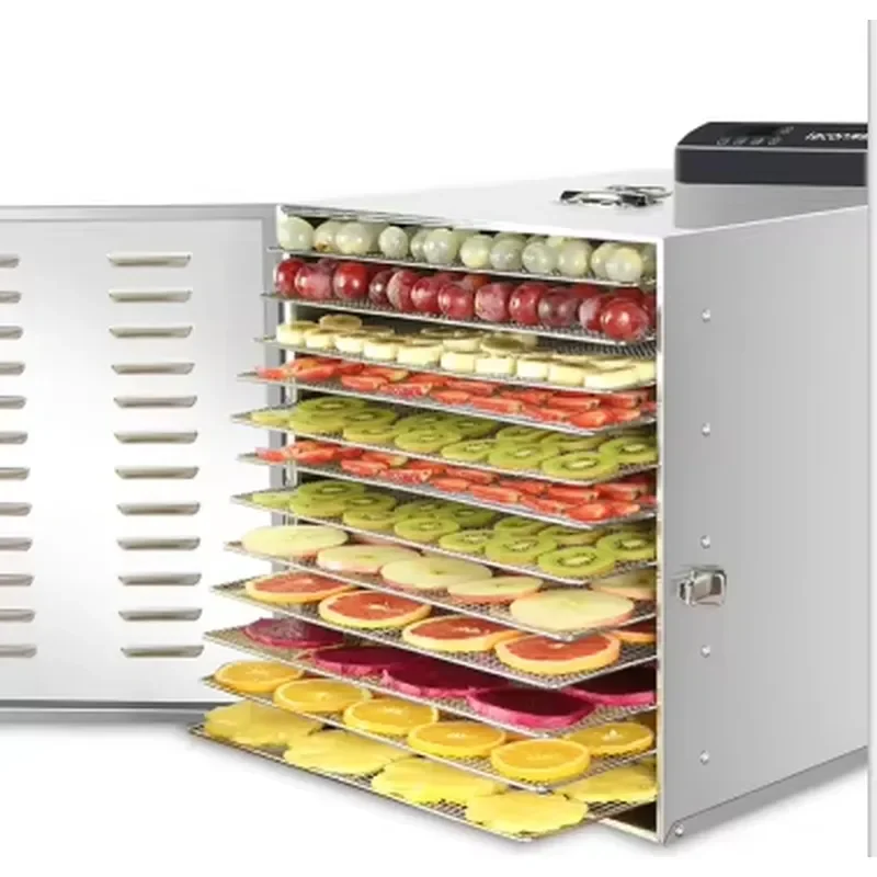 Industrial Commercial Gas Food Dehydrator Machine for Fruit Vegetable Fish Peanut Drying Large Capacity Professional Dryer